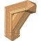 Ekena Millwork Traditional Arts and Crafts Rough Sawn Bracket w/ Offset Brace, Western Red Cedar, 8"W x 22"D x 22"H BKT0806X22X22TRA03RWR - alternate 1